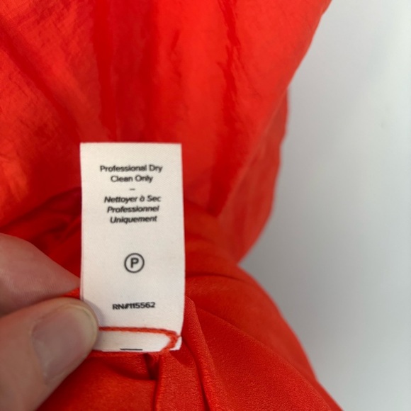 cinq a sept High Neck Maxi Dress with Side Ruffle Size 6 - Picture 7 of 14